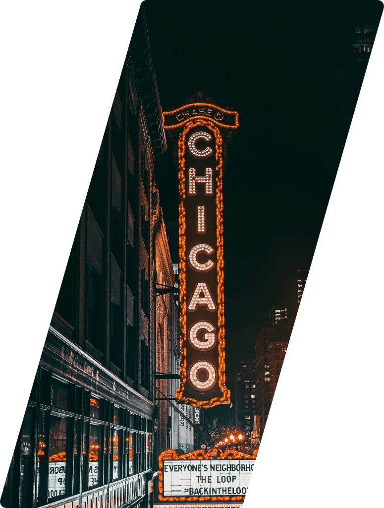 The Chicago Theatre marquee sign